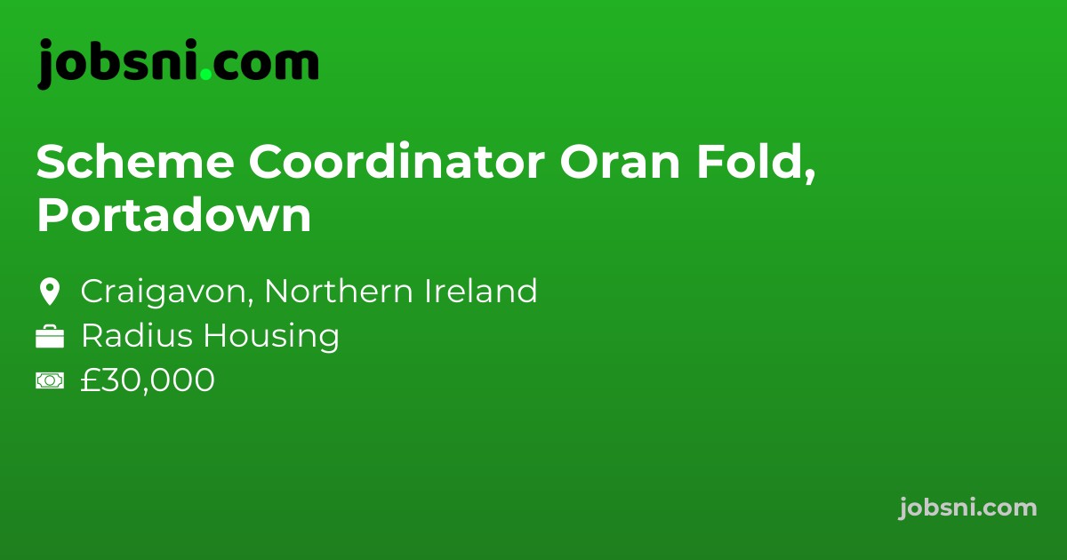 Scheme Coordinator Oran Fold, Portadown