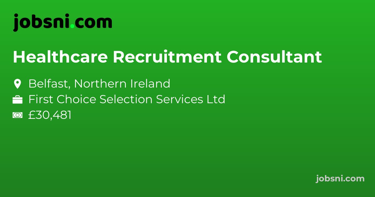 Healthcare Recruitment Consultant