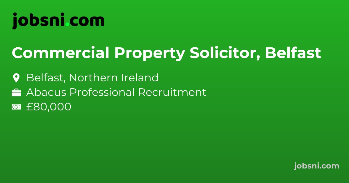Commercial Property Solicitor, Belfast