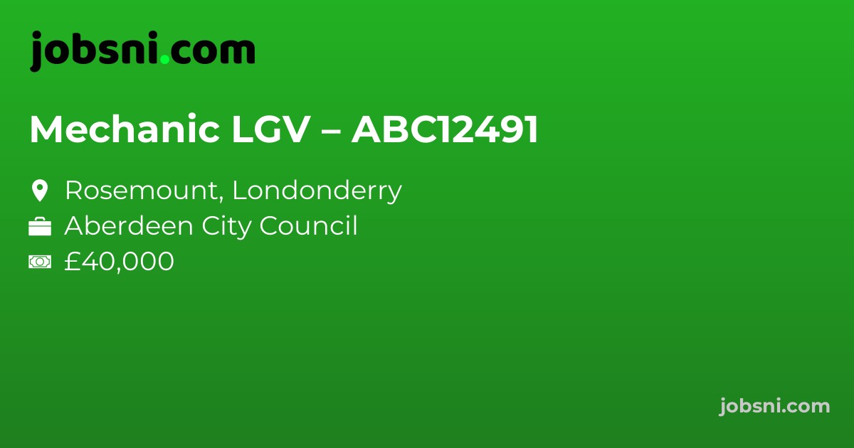 Mechanic LGV – ABC12491