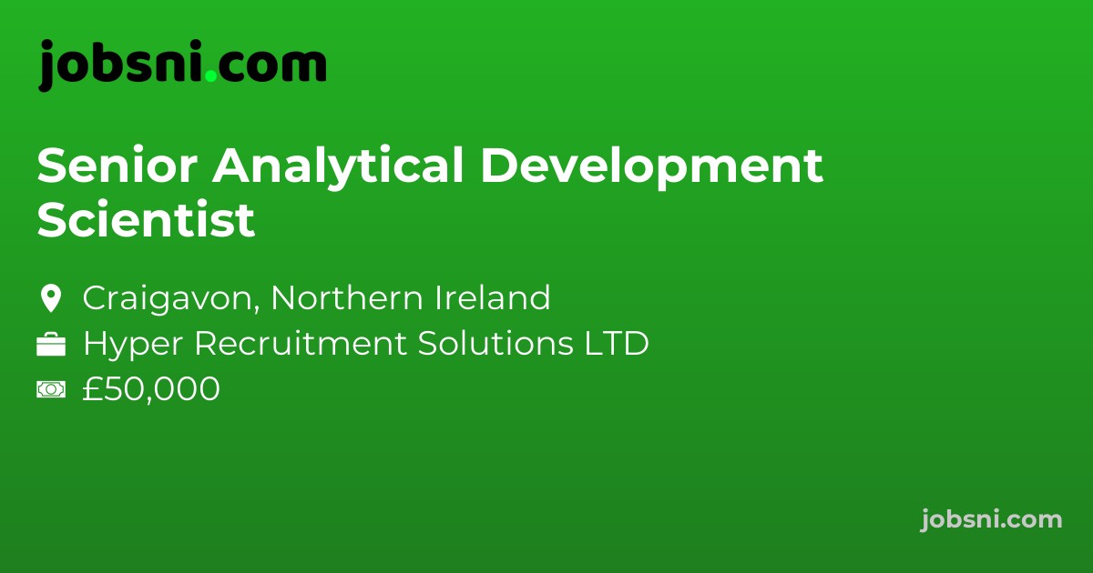 Senior Analytical Development Scientist