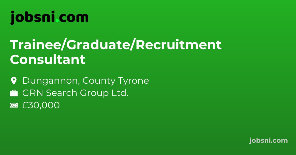 Trainee/Graduate/Recruitment Consultant