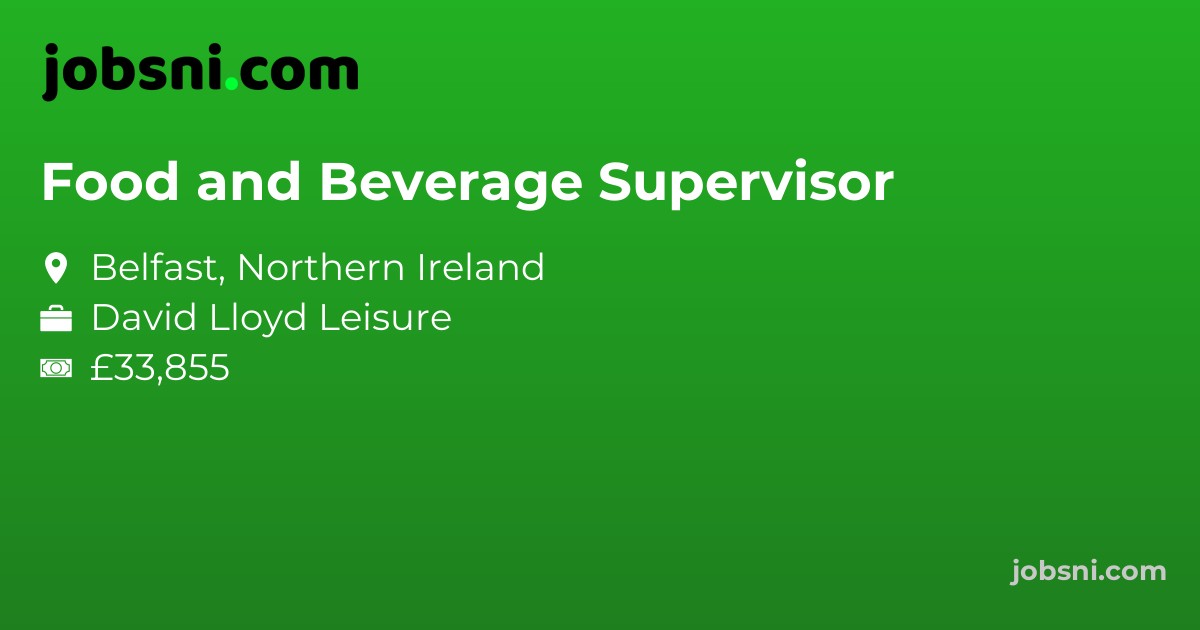 Food and Beverage Supervisor