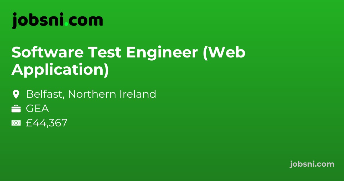 Software Test Engineer (Web Application)