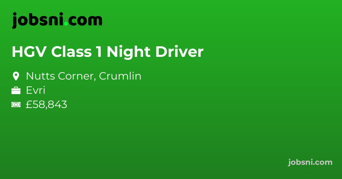HGV Class 1 Night Driver