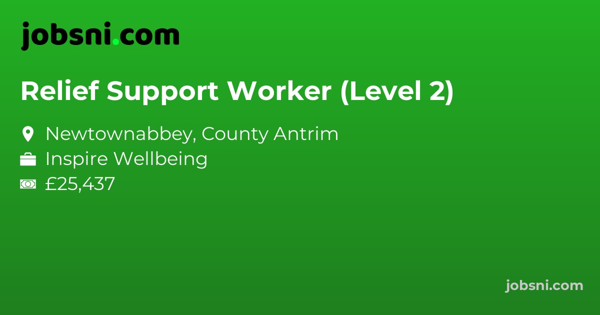 Relief Support Worker (Level 2)