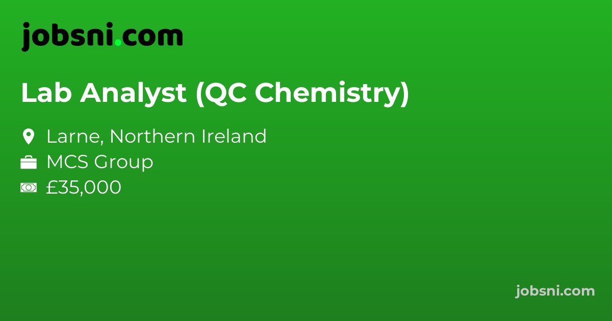 Lab Analyst (QC Chemistry)