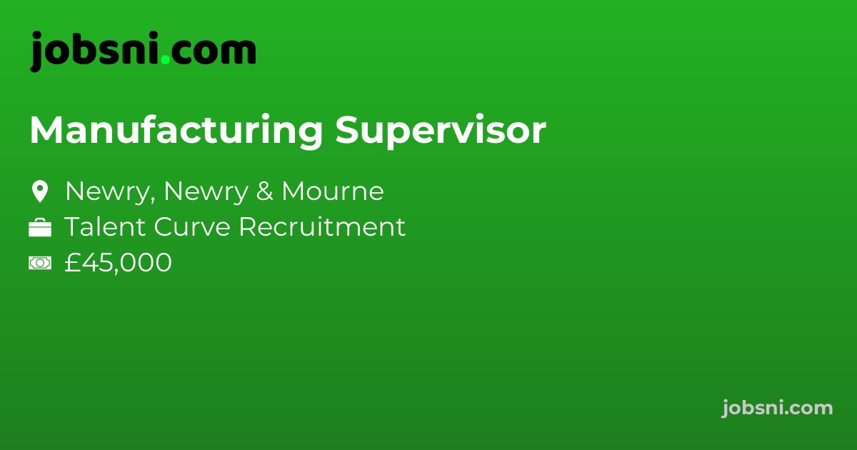 Manufacturing Supervisor