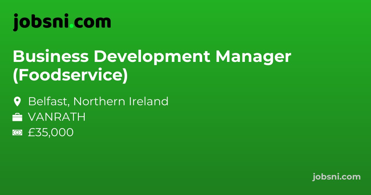Business Development Manager (Foodservice)
