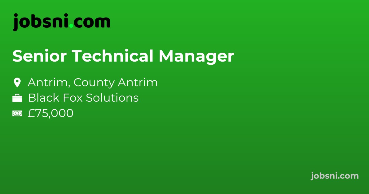 Senior Technical Manager