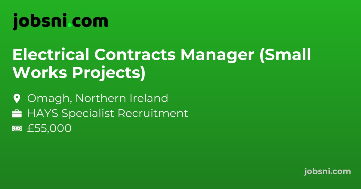 Electrical Contracts Manager (Small Works Projects)