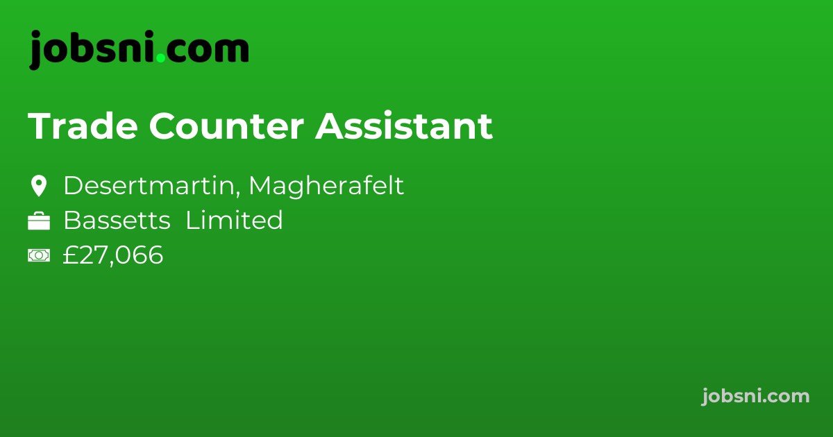 Trade Counter Assistant