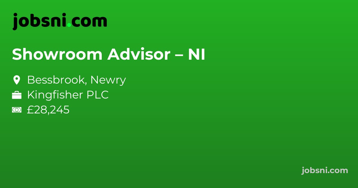 Showroom Advisor – NI