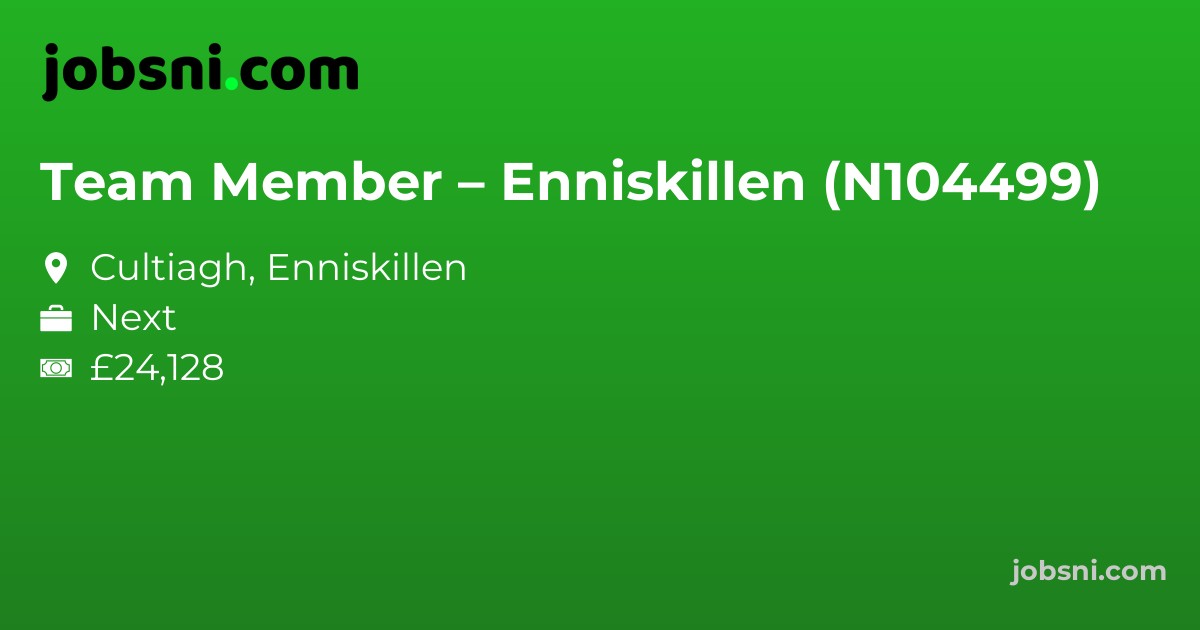 Team Member – Enniskillen (N104499)