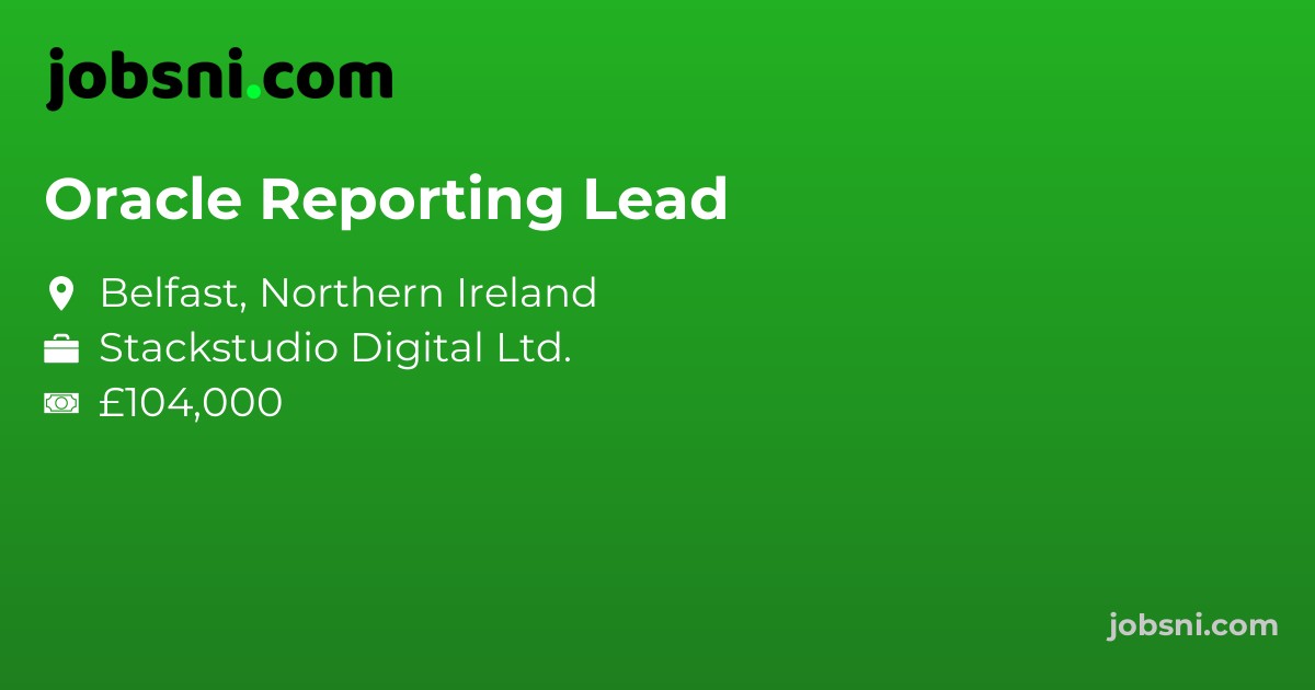 Oracle Reporting Lead