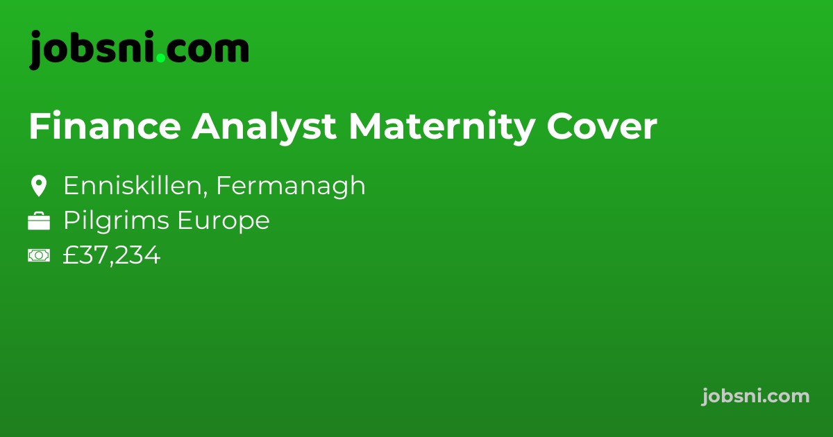 Finance Analyst Maternity Cover