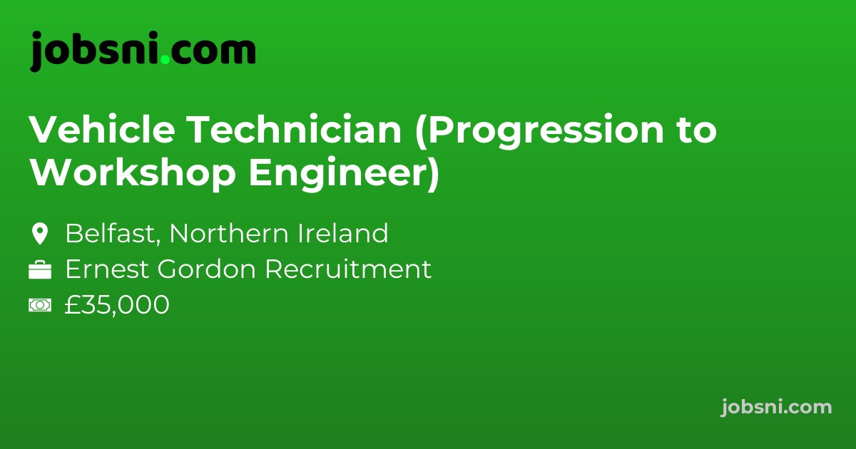 Vehicle Technician (Progression to Workshop Engineer)