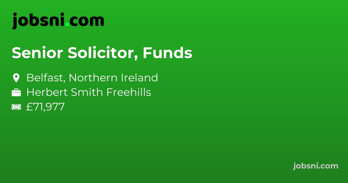 Senior Solicitor, Funds