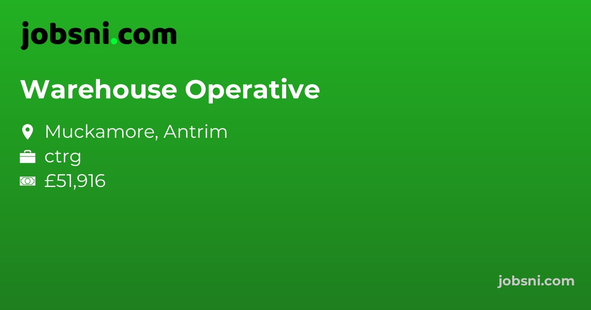 Warehouse Operative