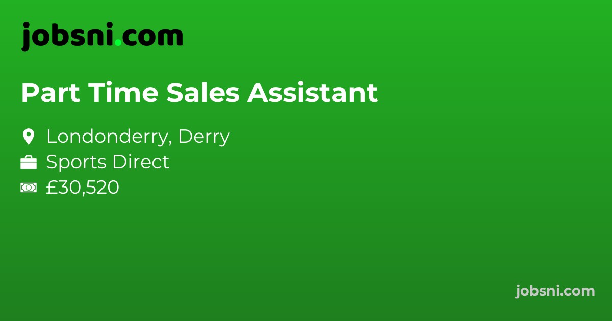 Part Time Sales Assistant