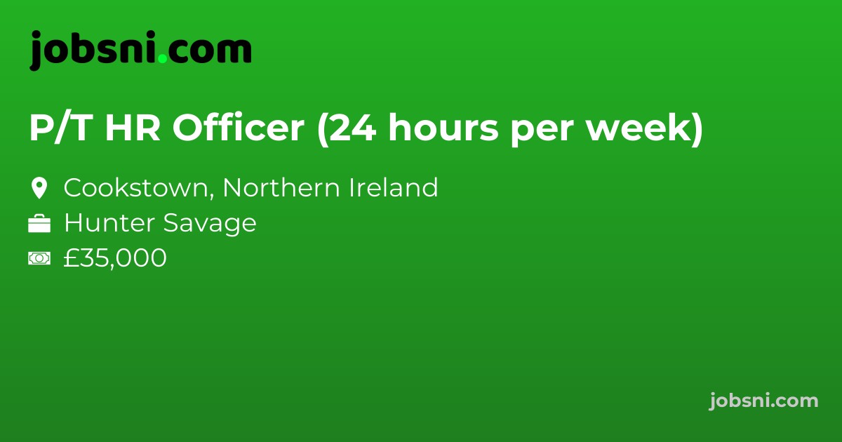 P/T HR Officer (24 hours per week)