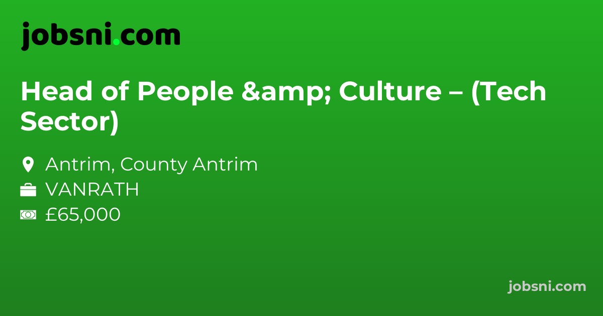 Head of People & Culture – (Tech Sector)