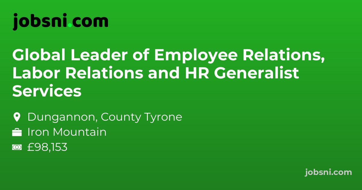 Global Leader of Employee Relations, Labor Relations and HR Generalist Services