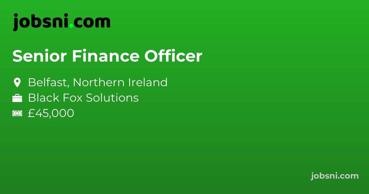 Senior Finance Officer