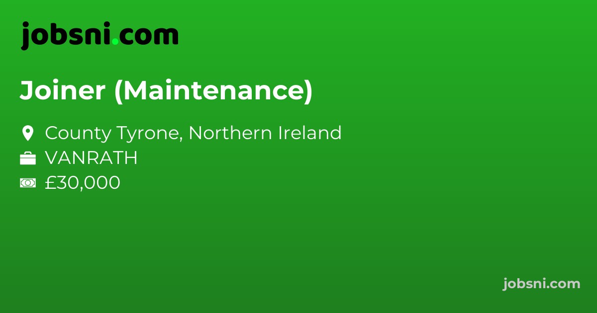 Joiner (Maintenance)