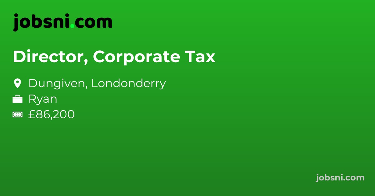 Director, Corporate Tax