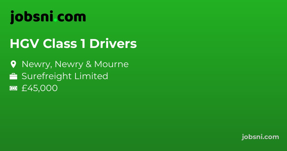 HGV Class 1 Drivers