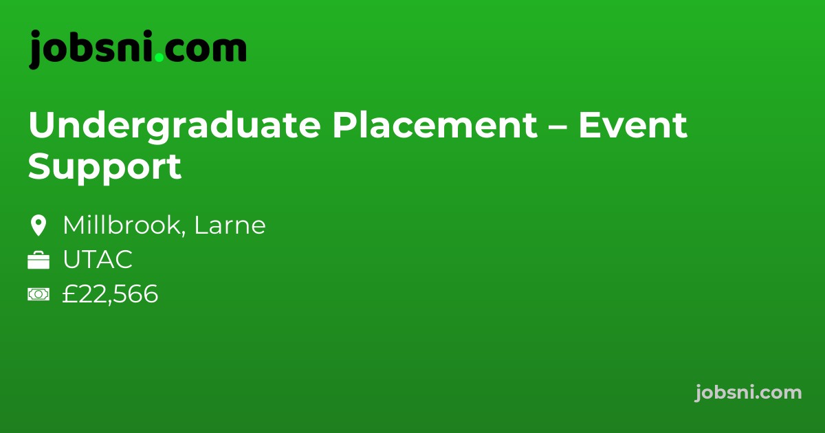 Undergraduate Placement – Event Support