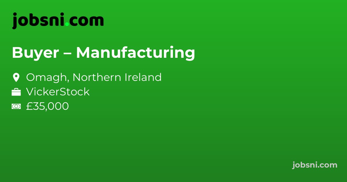 Buyer – Manufacturing