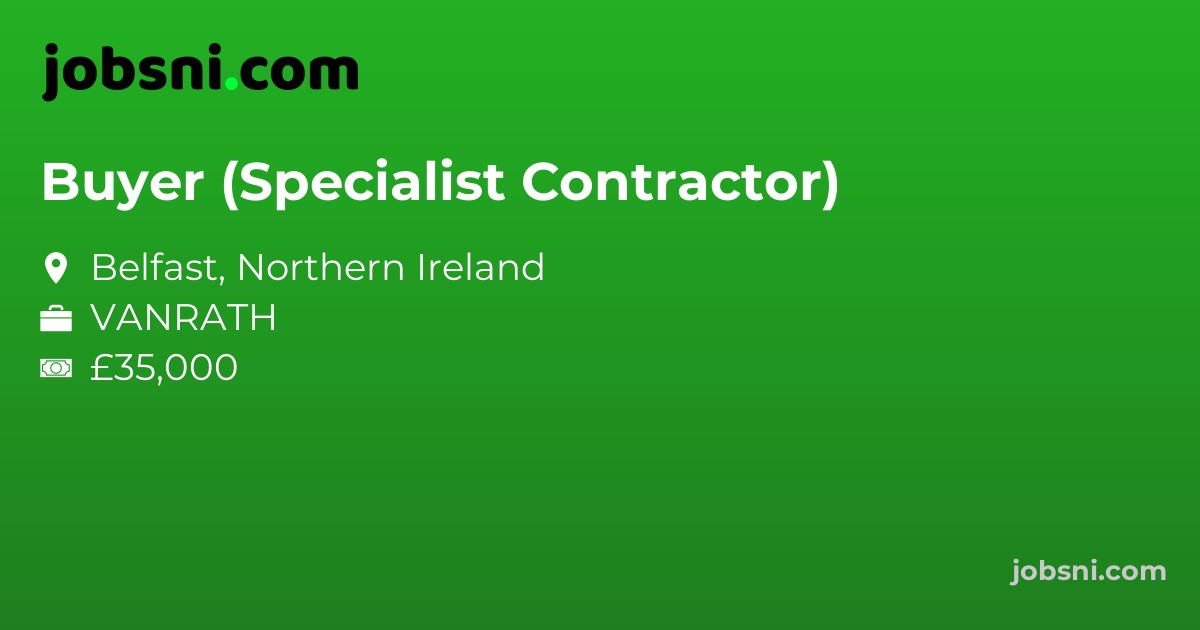 Buyer (Specialist Contractor)