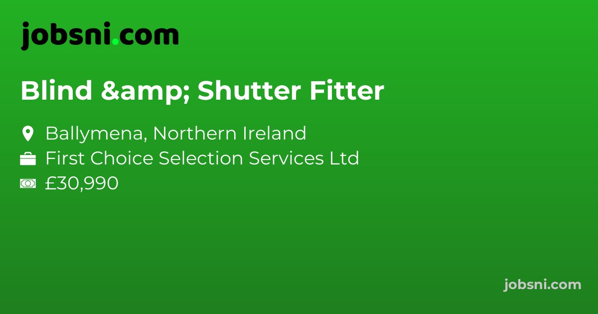 Blind & Shutter Fitter