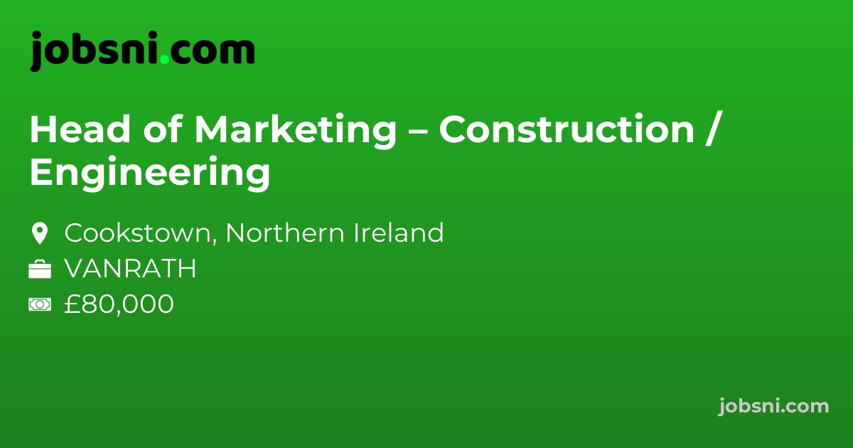 Head of Marketing – Construction / Engineering