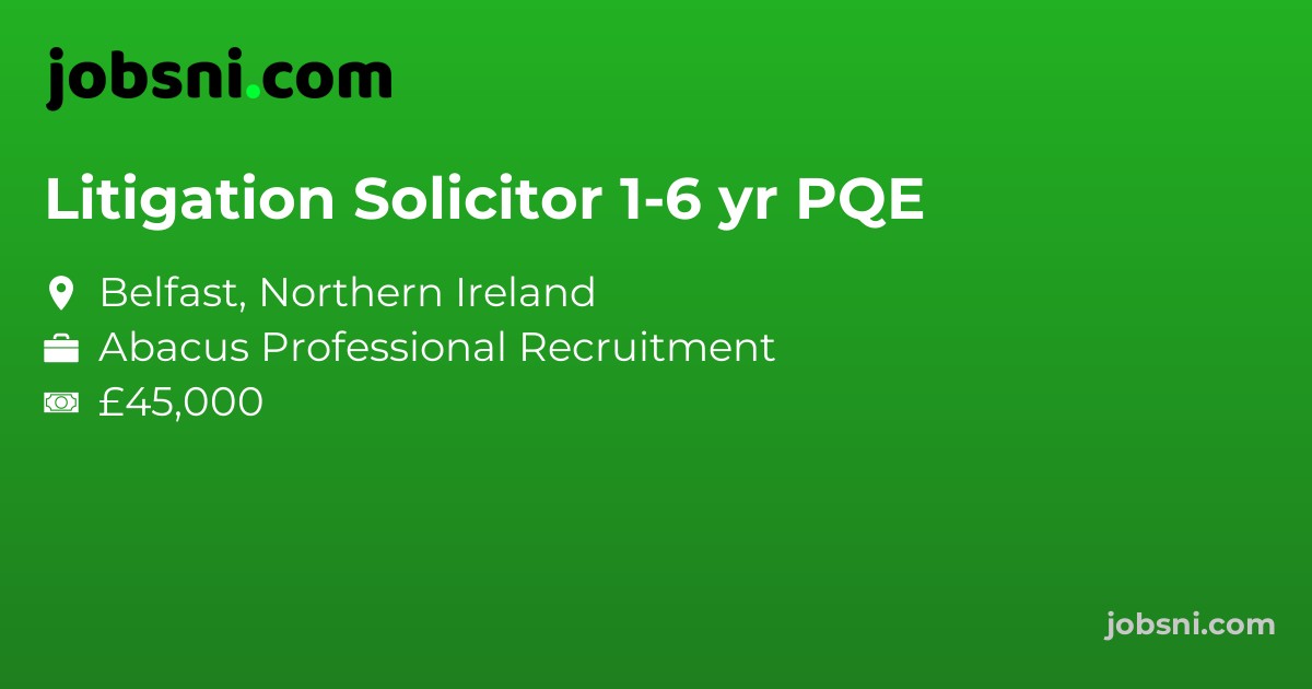 Litigation Solicitor 1-6 yr PQE