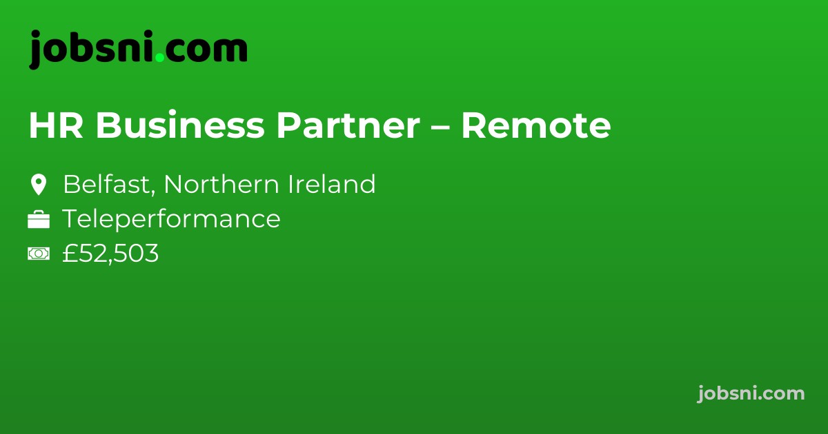 HR Business Partner – Remote