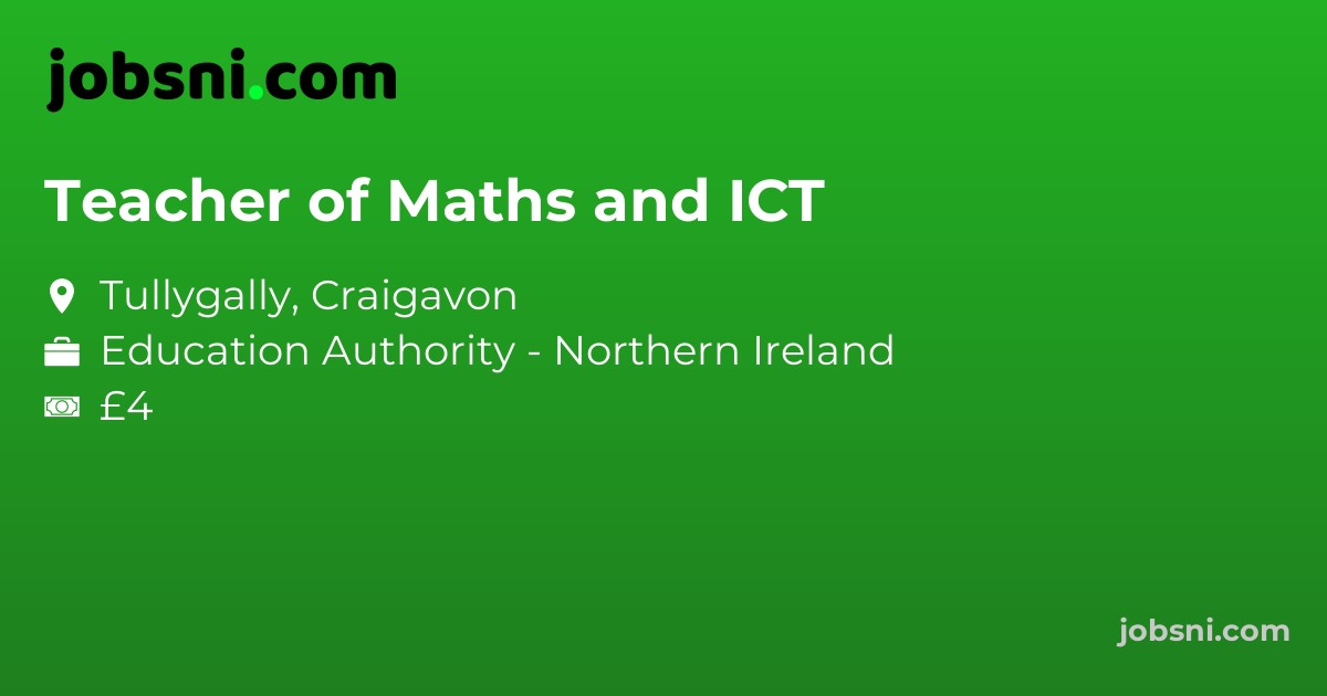 Teacher of Maths and ICT