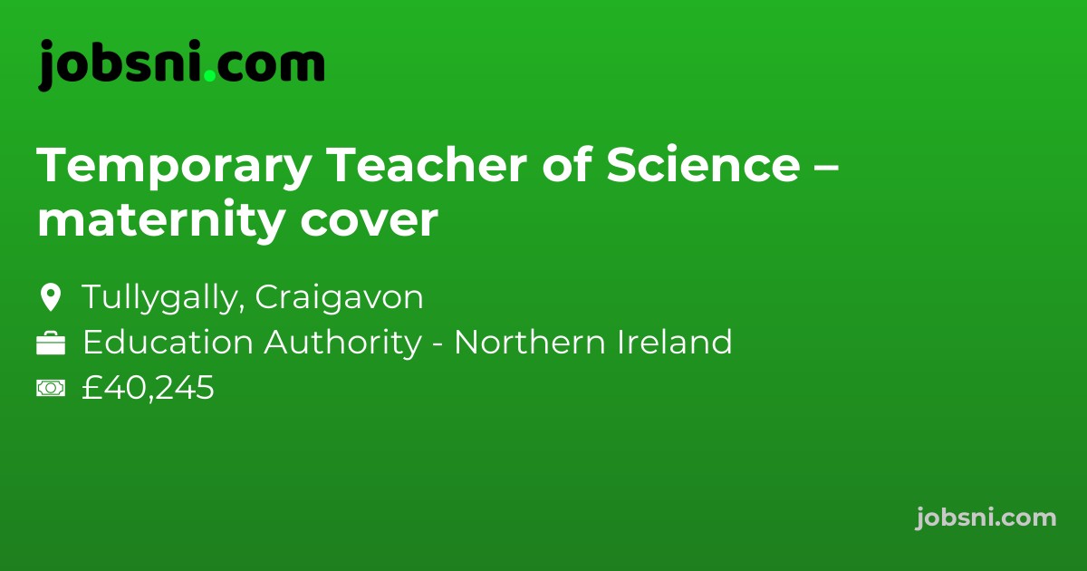 Temporary Teacher of Science – maternity cover