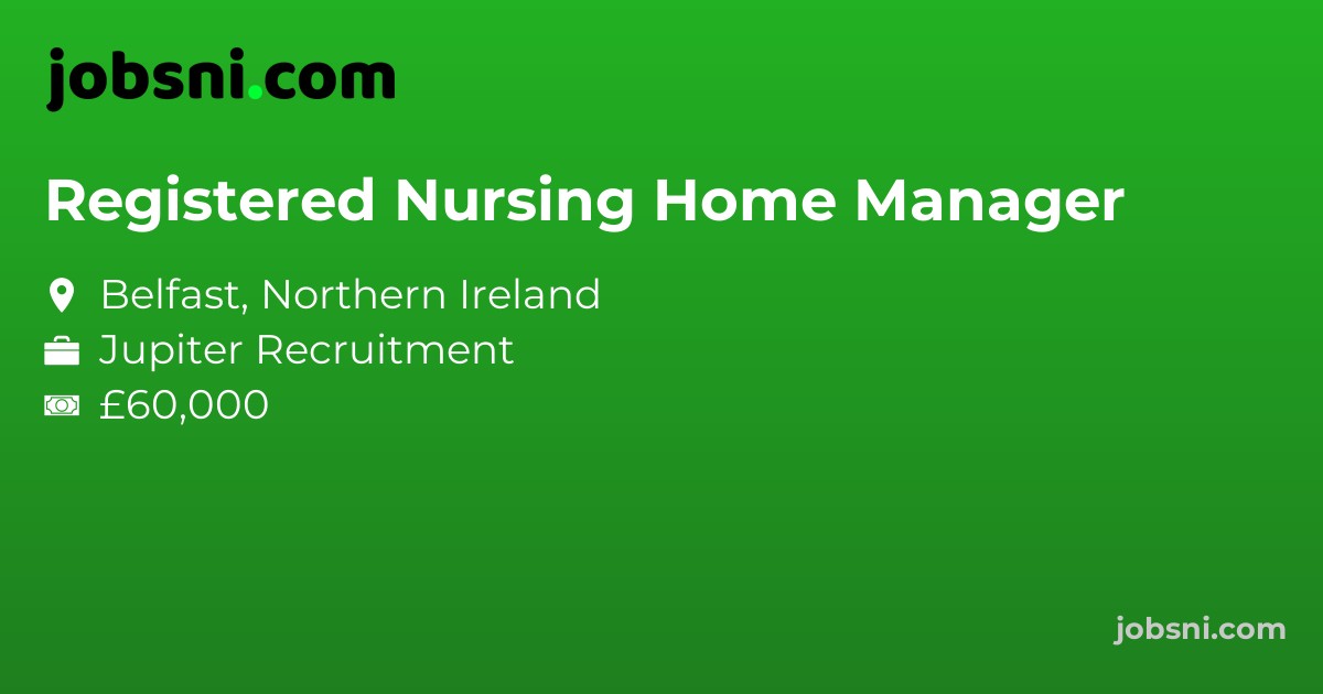Registered Nursing Home Manager