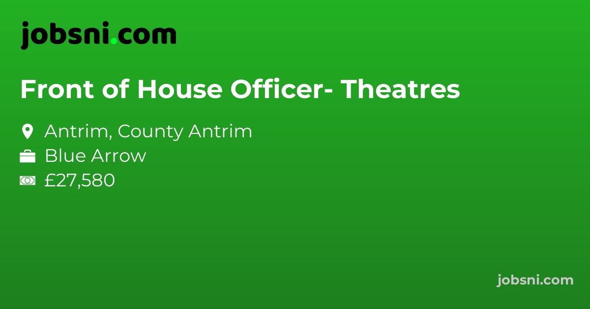 Front of House Officer- Theatres