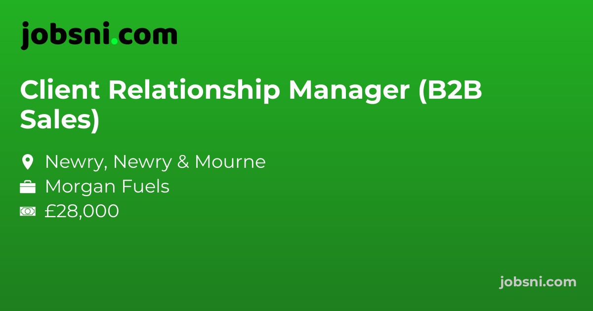 Client Relationship Manager (B2B Sales)