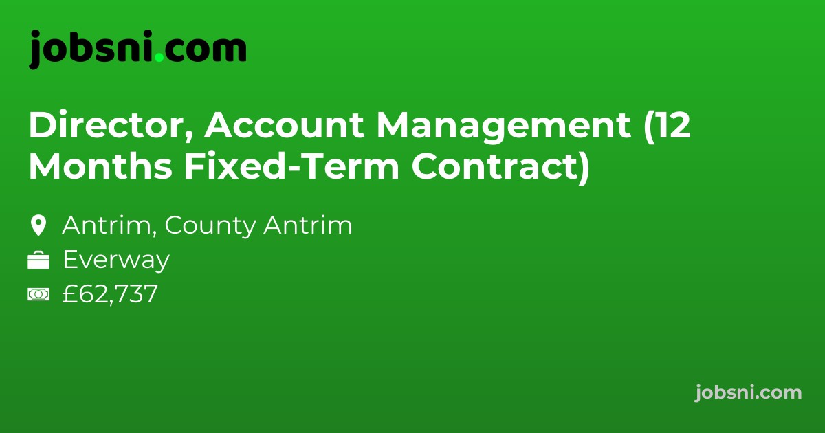 Director, Account Management (12 Months Fixed-Term Contract)