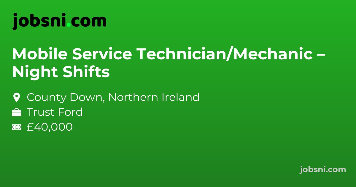 Mobile Service Technician/Mechanic – Night Shifts