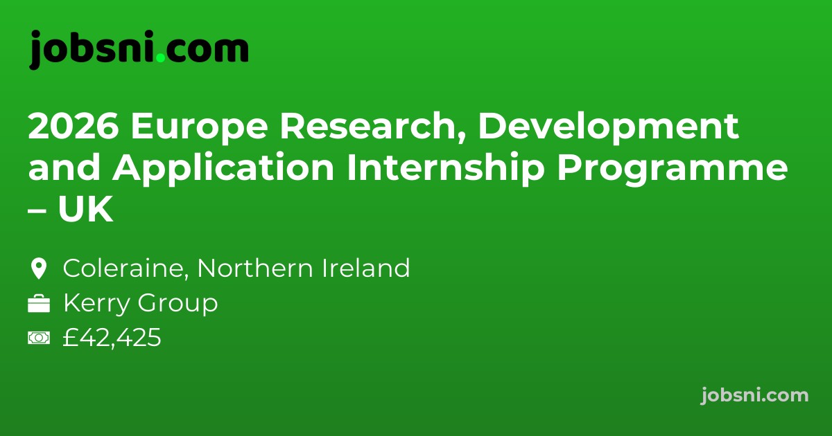2026 Europe Research, Development and Application Internship Programme – UK