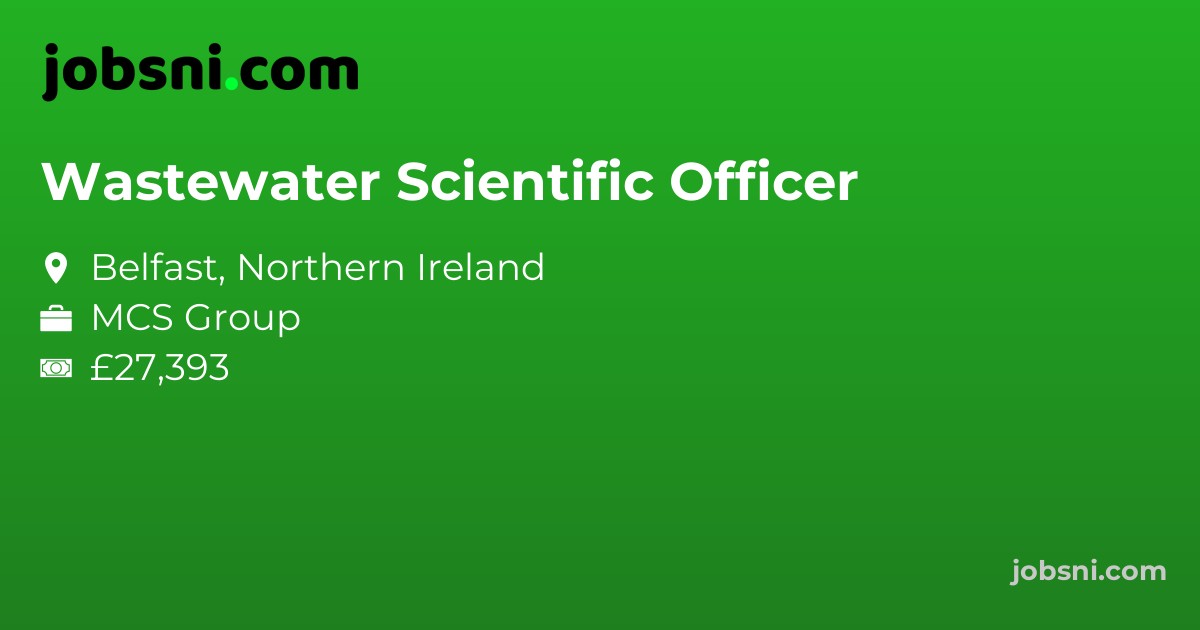 Wastewater Scientific Officer
