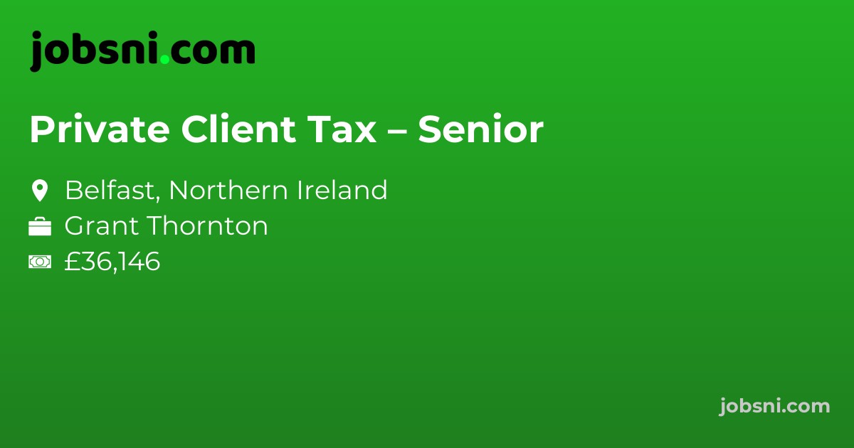 Private Client Tax – Senior