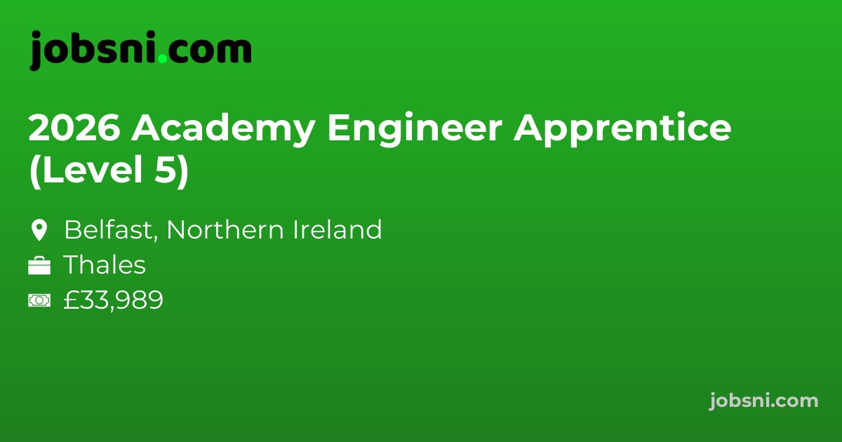 2026 Academy Engineer Apprentice (Level 5)