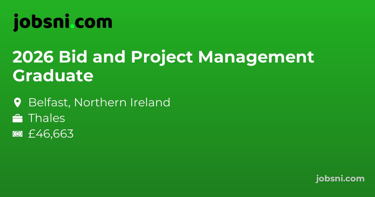 2026 Bid and Project Management Graduate